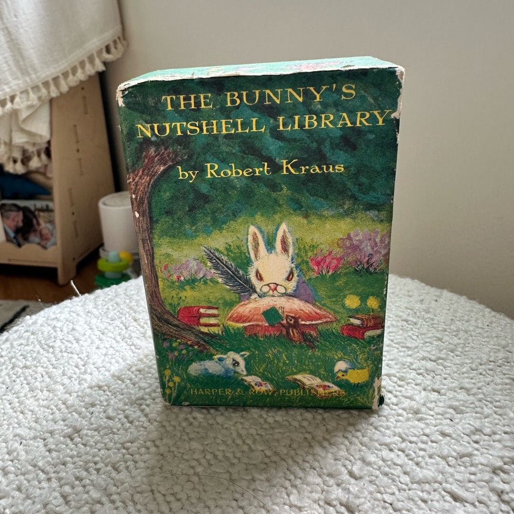 The Bunny’s Nutshell Library mini collectible rare books vintage first edition